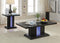 Bernice Coffee Table, Black & LED